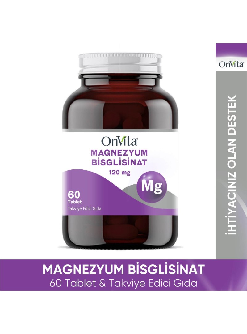 OnVita Magnezyum Bisglisinat 120mg 60 Tablet