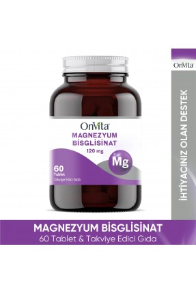 OnVita Magnezyum Bisglisinat 120mg 60 Tablet