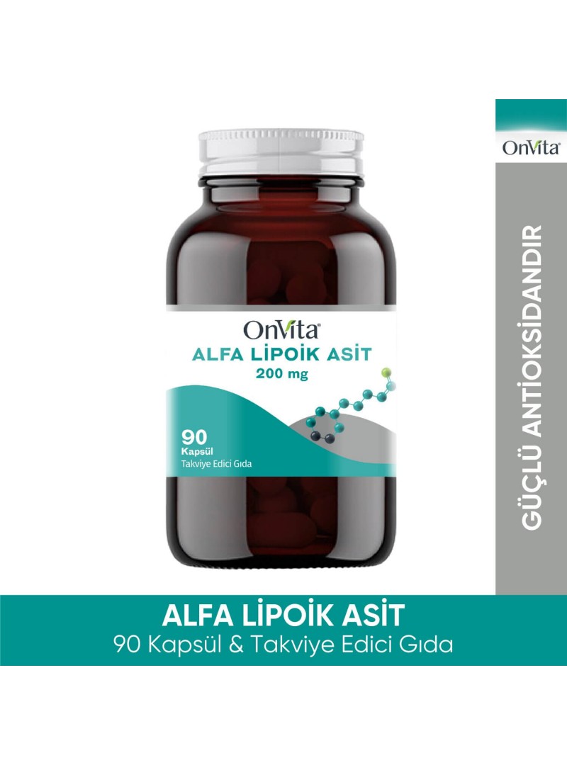 OnVita Alfa Lipoik Asit 200mg 90 Kapsül