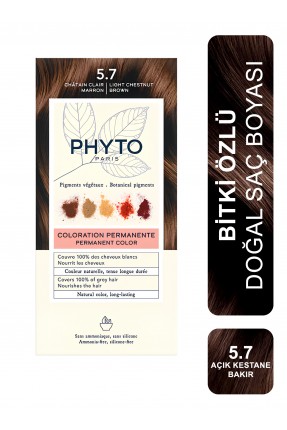 Phyto Color Bitkisel Saç Boyası - 5.7 Açık Kestane Bakır