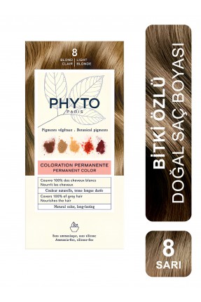 Phyto Color Bitkisel Saç Boyası - 8 Blond Clair Sarı