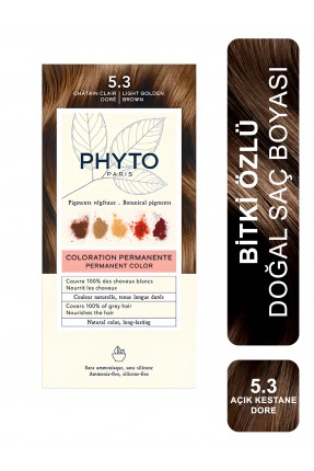 Phyto Color Bitkisel Saç Boyası - 5.3 - Açık Kestane Dore