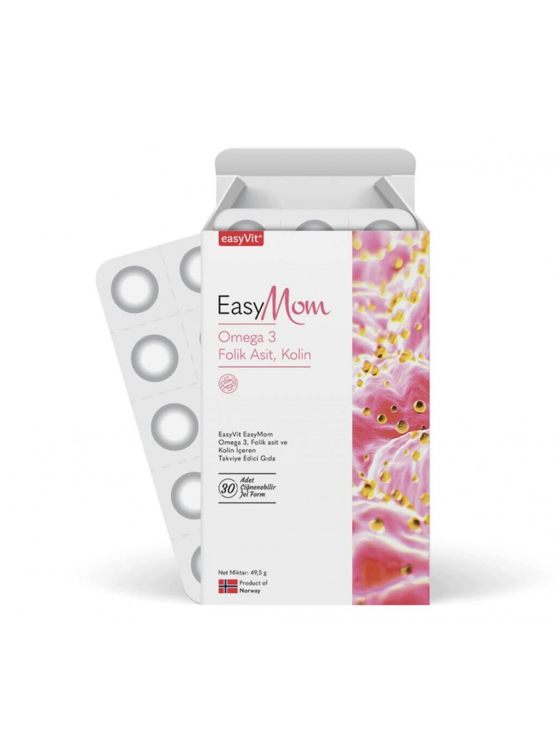 EasyVit EasyMom Çiğnenebilir 30 Jel Tablet