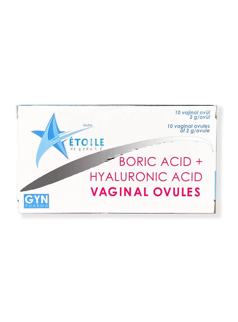 Etoile Boric Acid + Hyaluronic Asid Vaginal Ovules 10x2gr