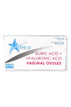 Etoile Boric Acid + Hyaluronic Asid Vaginal Ovules 10x2gr