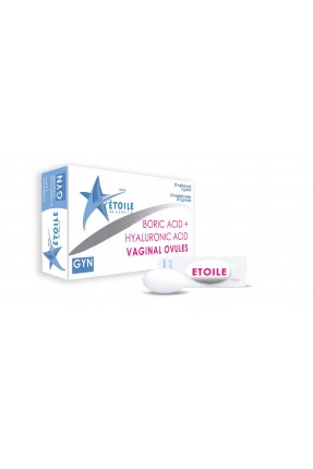 Etoile Boric Acid + Hyaluronic Asid Vaginal Ovules 10x2gr