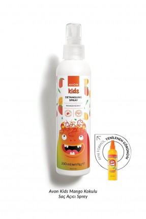 Avon Kids Mango Kokulu Saç Açıcı Sprey 200ml