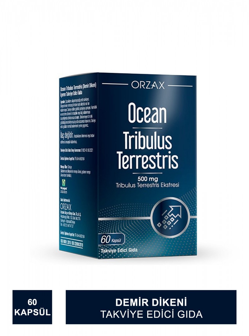 Outlet - Ocean Tribulus Terrestris Takviye Edici Gıda 60 Kapsül