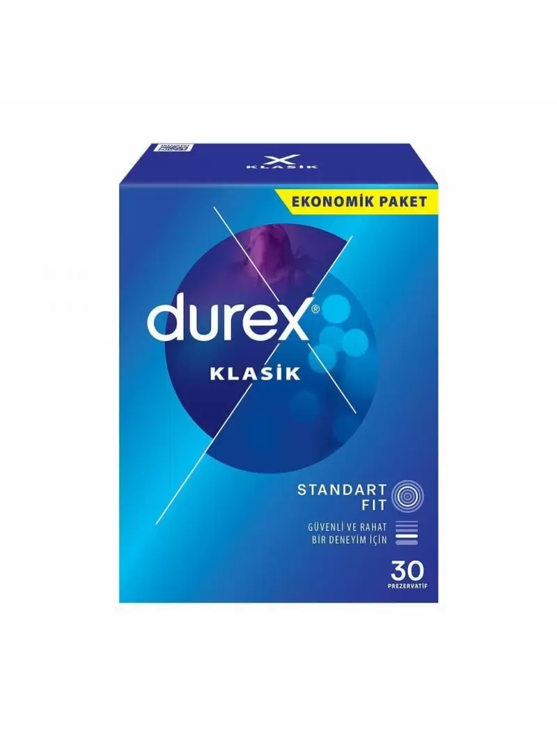 Durex Klasik Prezervatif 30 Adet