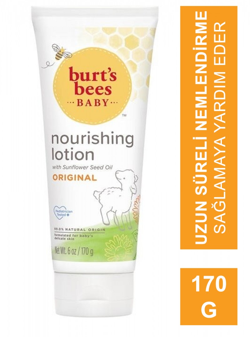 Outlet - Burts Bees Baby Nourishing Lotion Besleyici Bebek Losyonu 170 ml