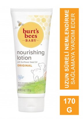 Outlet - Burts Bees Baby Nourishing Lotion Besleyici Bebek Losyonu 170 ml