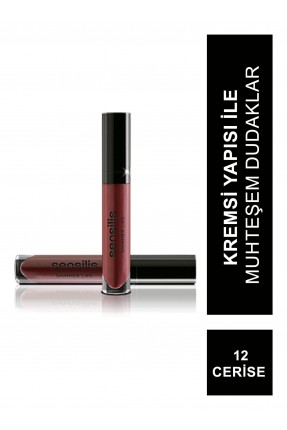 Sensilis Shimmer Lips Comfort Lip Gloss Dudak Parlatıcısı 12 ( Cerise ) 6,5 ml