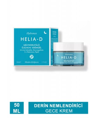 Outlet - Helia-D Hydramax Derin Nemlendirici Gece Krem Jel -Tüm Ciltler için- 50 ml