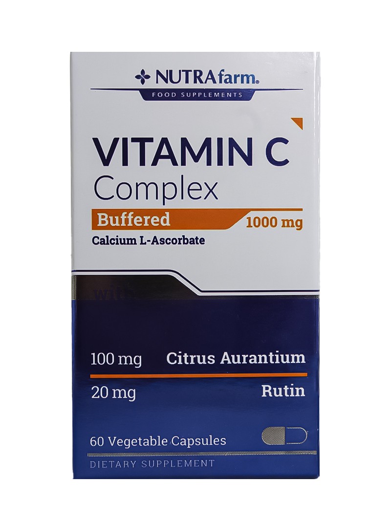 Dermoskin NutraFarm Buffered Vitamin C Complex 1000 mg 60 Kapsül