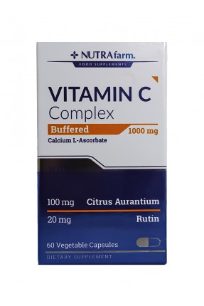 Dermoskin NutraFarm Buffered Vitamin C Complex 1000 mg 60 Kapsül