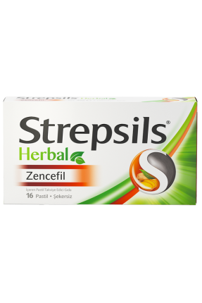 Outlet - Strepsils Herbal Zencefil 16 Pastil