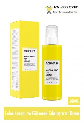 Maruderm Niacinamide %10 Leke Karşıtı Ve Gözenek Sıkılaştırıcı Krem 200 ml