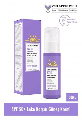 Maruderm SPF 50+ Leke Karşıtı Güneş Kremi 50 ml