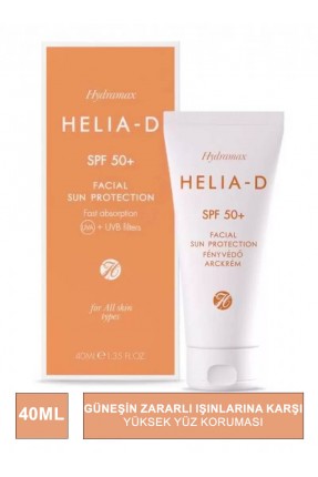 Outlet - Helia-D Hydramax Yüz Güneş Koruyucu SPF 50+ Tüp 40 ml