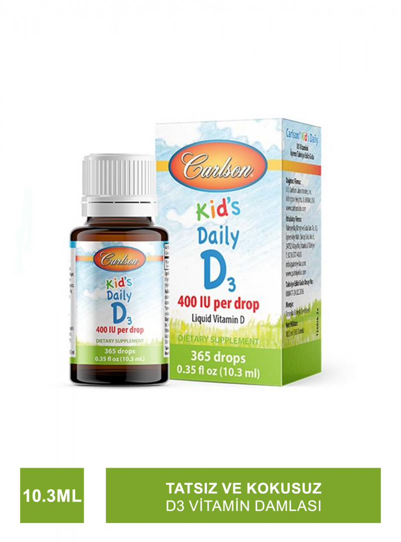 Outlet - Carlson Kid's Super Daily D3 Damla 10.3 ml