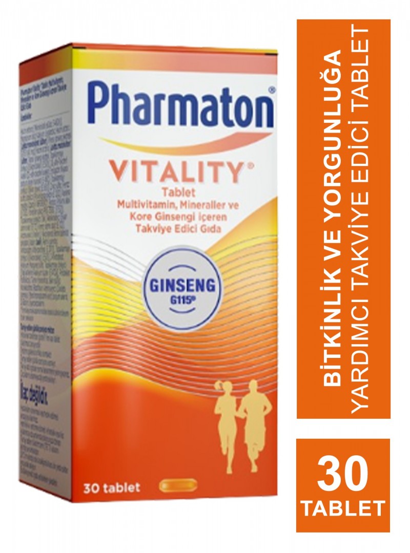 Outlet - Pharmaton Vitality Multivitamin 30 Tablet - Takviye Edici Gıda