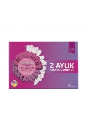 Outlet - Voonka Collagen Beauty Plus Ananas Aromalı - 2 Aylık Avantajlı Ambalaj - 60 Şase