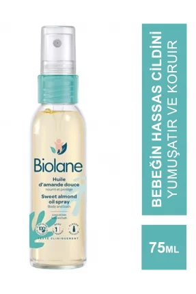 Outlet - Biolane Sweet Almond Oil - Tatlı Badem Yağı - 75 ml