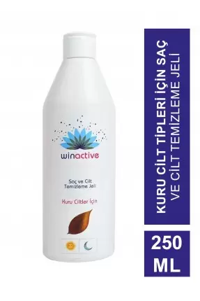 Outlet - Beisya Winactive Saç ve Cilt Temizleme Jeli - Kuru Cilt - 250 ml