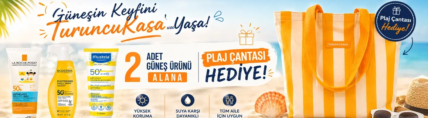 Güneş Ürünlerinde Plaj Çantası Hediye