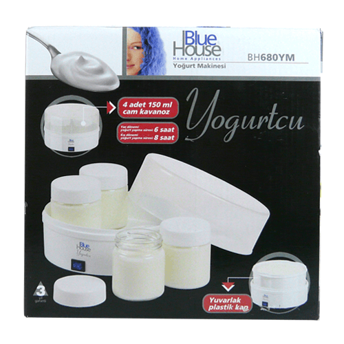 BLUEHOUSE BH680YM YOĞURTCU YOĞURT YAPMA MAKİNESİ ÇEKİLİŞLE HEDİYE !