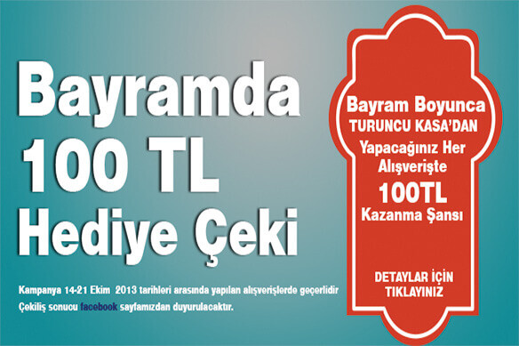 Bayramda 100TL Hediye Çekilişimiz Sonuçlandı !