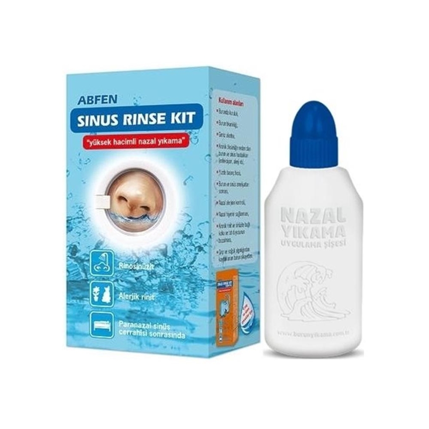 Abfen Sinüs Rinse Kit Yetişkin 25 x 240 ml - 1