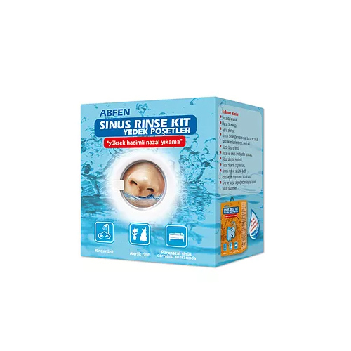 Abfen Sinüs Rinse Kit Yetişkin 50 Yedek Poşet - 1