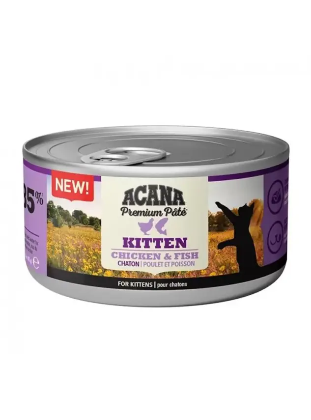 Acana Konserve Yavru Kedi Tavuk&Balık 85 gr - 1