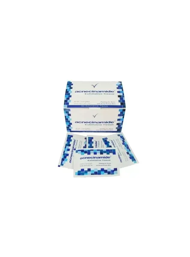 Acnecinamide Exfollative Tissue 15 Adet Acnecinamide Peeling ve Temizlik Mendili - 1