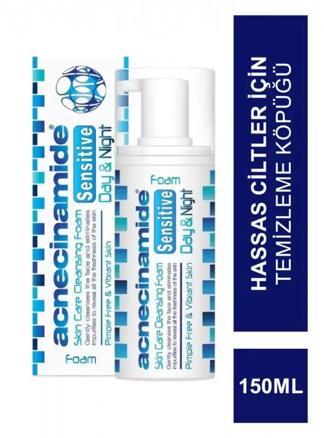 Acnecinamide Sensitive Day&Night Hassas Ciltler İçin Temizleme Köpüğü 150 ml - 2