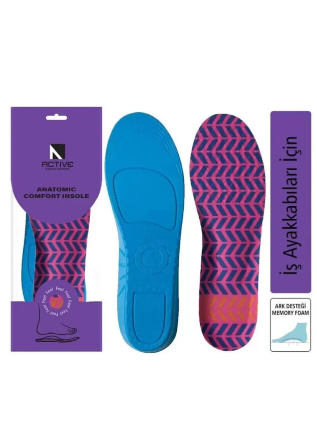 Active Team Kadın İş Ayakkabıları İçin Yumuşak İç Tabanlık 184-MW - Poblex