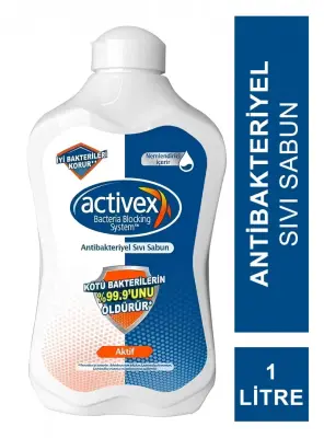 Activex Aktif Antibakteriyel Sıvı Sabun 1000 ml - 1