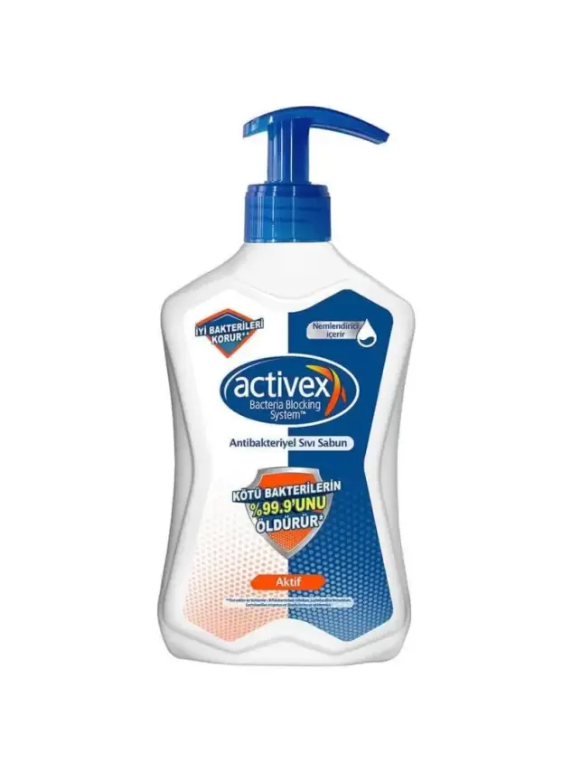 Activex Aktif Antibakteriyel Sıvı Sabun 500 ml - 2