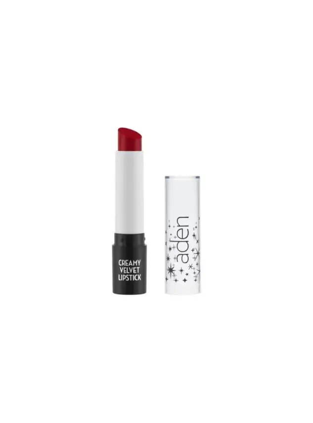 Aden Creamy Velvet Lipstick - Kremsi Kadife Ruj - - 07 Sour Cherry - - 1