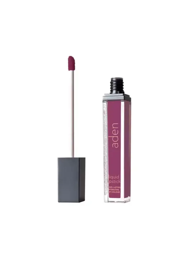 Aden Liquid Lipstick - 11 Burgundy - - 1