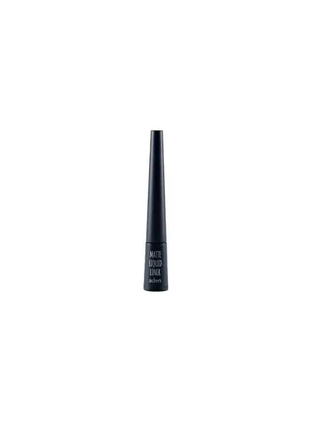 Aden Matte Liquid Eyeliner 2,5ml - Black - - Aden