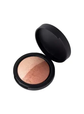 Aden Terracotta Baked Bronzer/Highlighter Duo - Terracotta ile Hem Bronlaştırıcı Hem Aydınlatıcı - 7gr - Aden