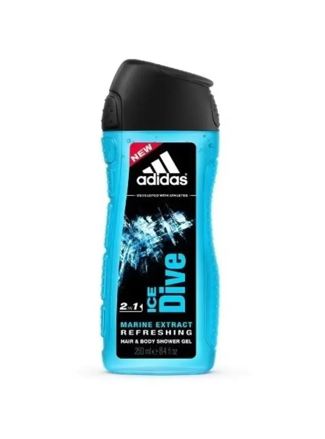 Adidas Shower Gel Men H&B Ice Dive 250 ml - 1