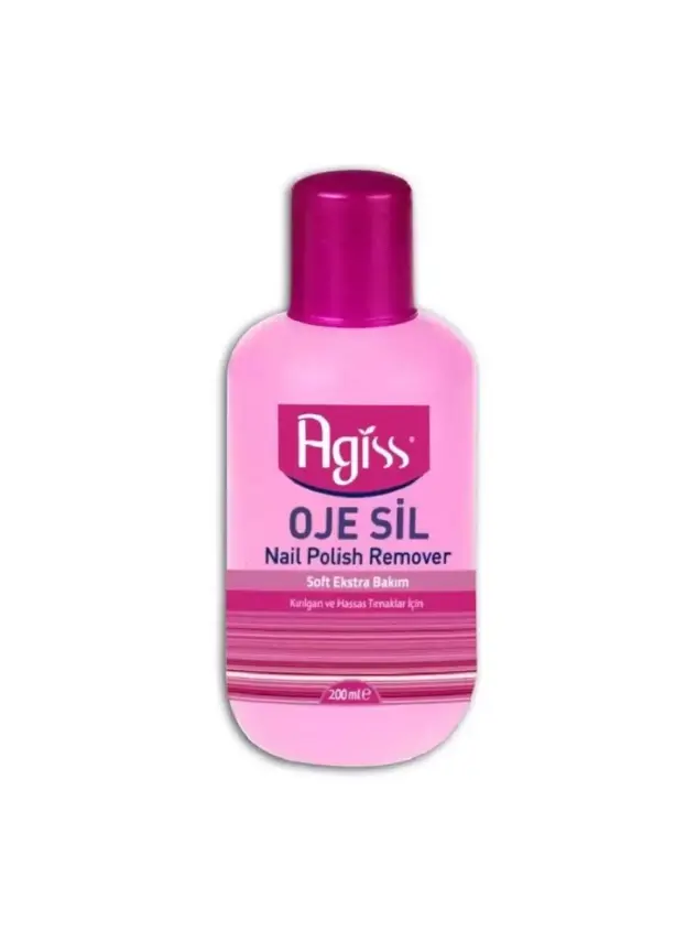 Agiss Oje Sil Ekstra Bakım Aseton 200 ml - 1