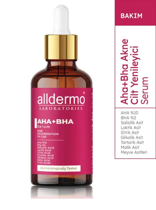 Alldermo AHA+BHA Cilt Yenileyici Serum 30 ml - 1