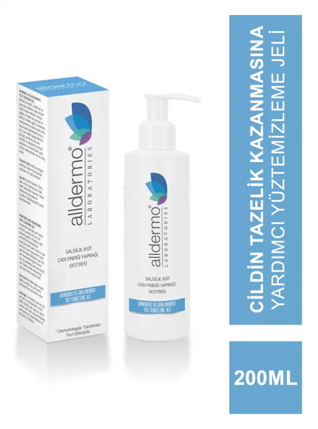Alldermo Arındırıcı & Canlandırıcı Yüz Temizleme Jeli 200 ml - Alldermo