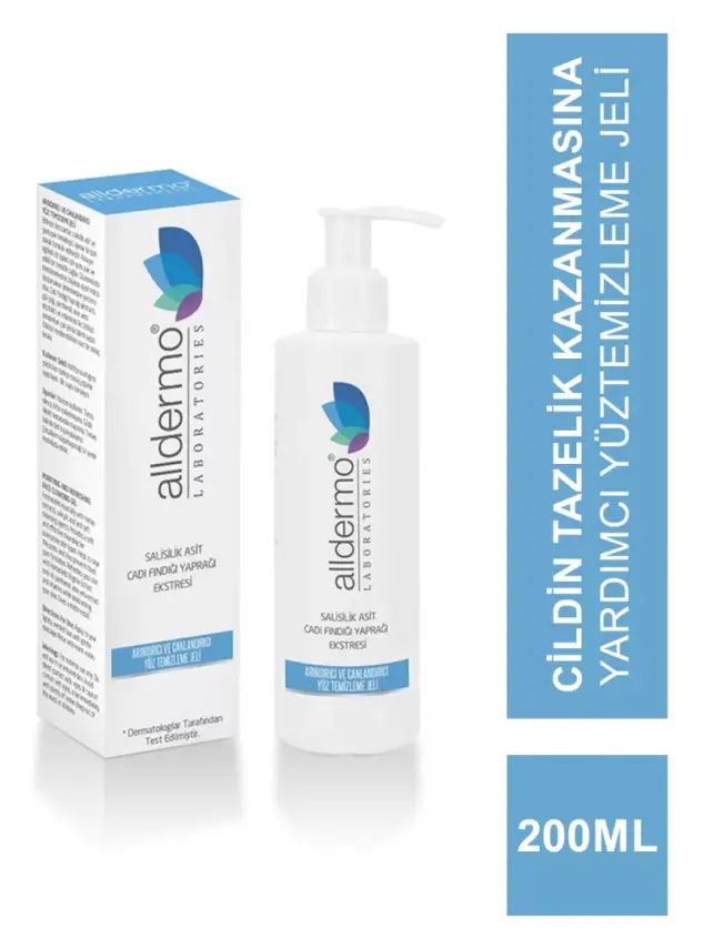 Alldermo Arındırıcı & Canlandırıcı Yüz Temizleme Jeli 200 ml - 1