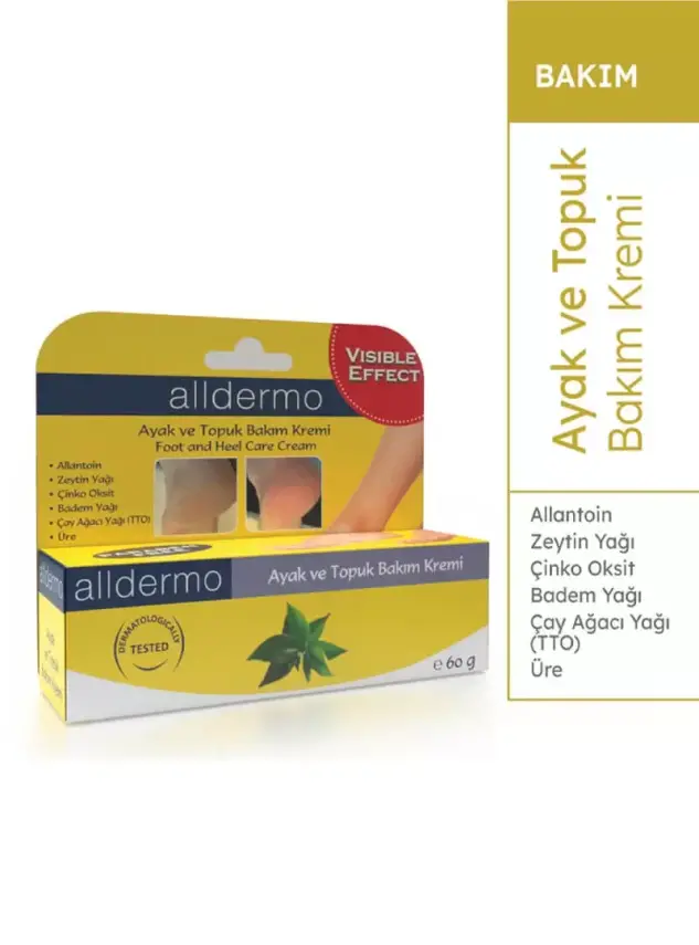 Alldermo Ayak Bakım & Topuk Çatlak Kremi 60 gr - 1