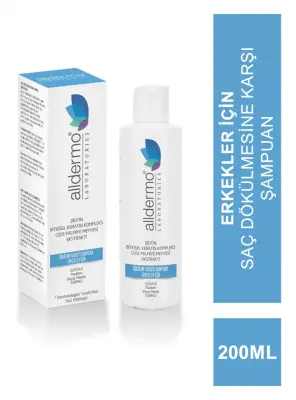Alldermo Biotin & Cüce Palmiye Ekstraktı Dökülme Karsıtı Şampuan 200 ml - Erkekler İçin - Alldermo